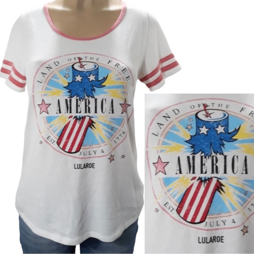 LuLaRoe 4th of July t-shirt